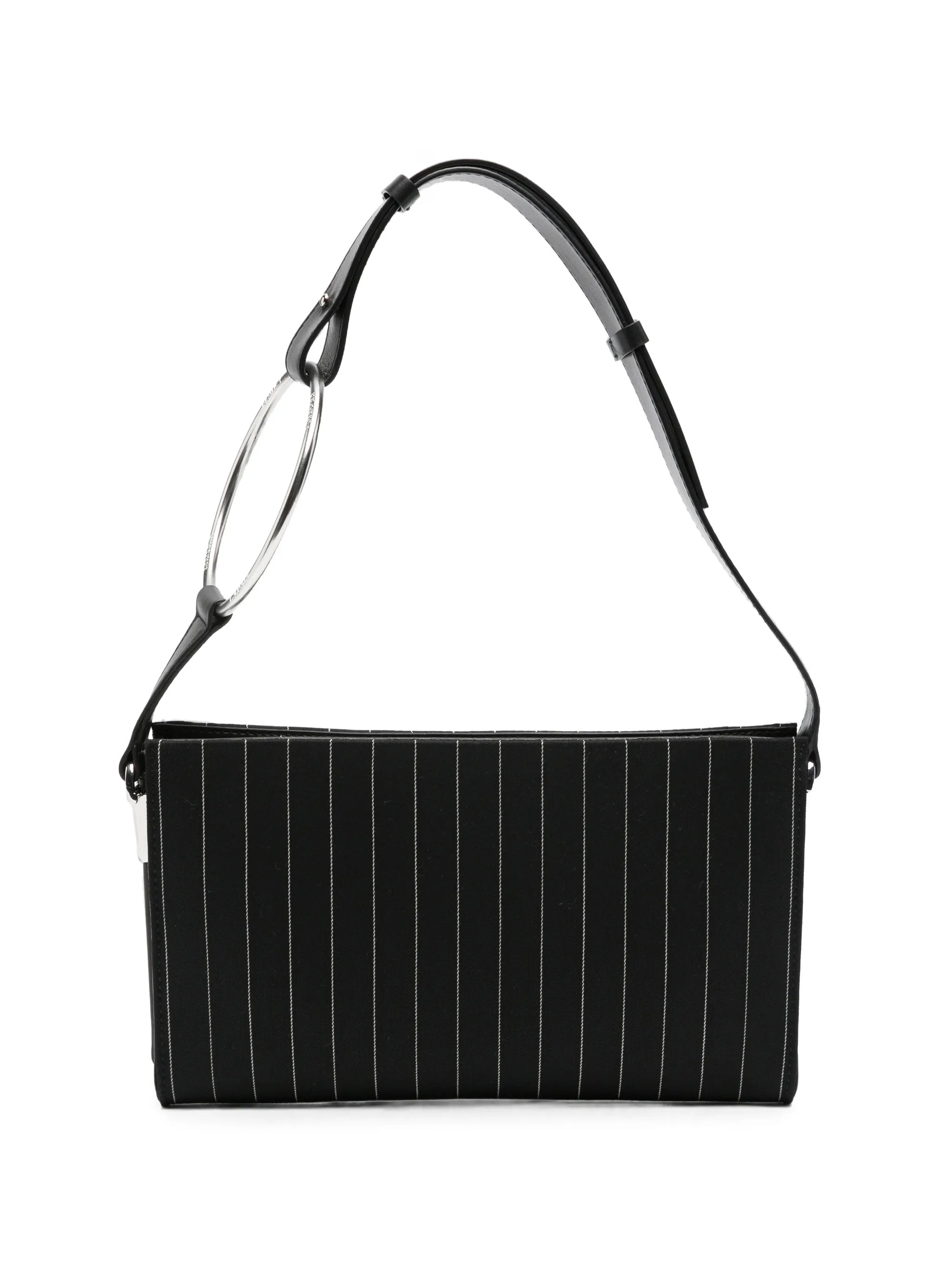 Dondup Dondup Pinstripe-pattern Ring-detail Tote Bag