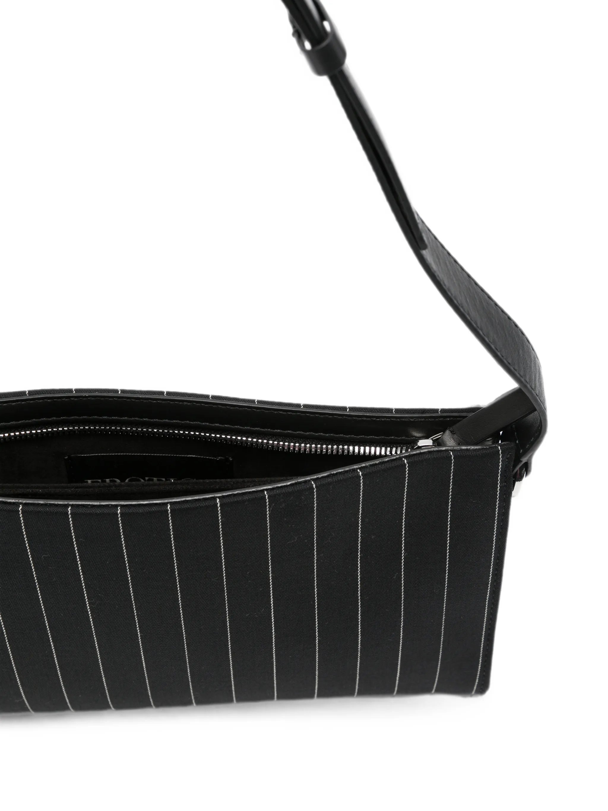 Dondup Dondup Pinstripe-pattern Ring-detail Tote Bag, view 2
