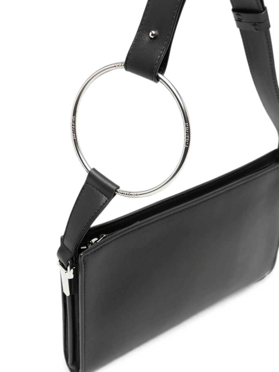 Dondup Dondup Ring-handle Leather Tote Bag, view 4
