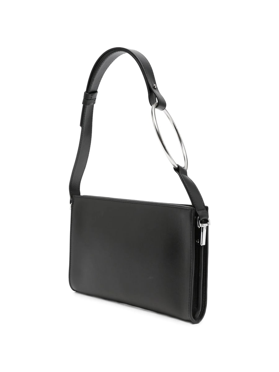 Dondup Dondup Ring-handle Leather Tote Bag, view 5