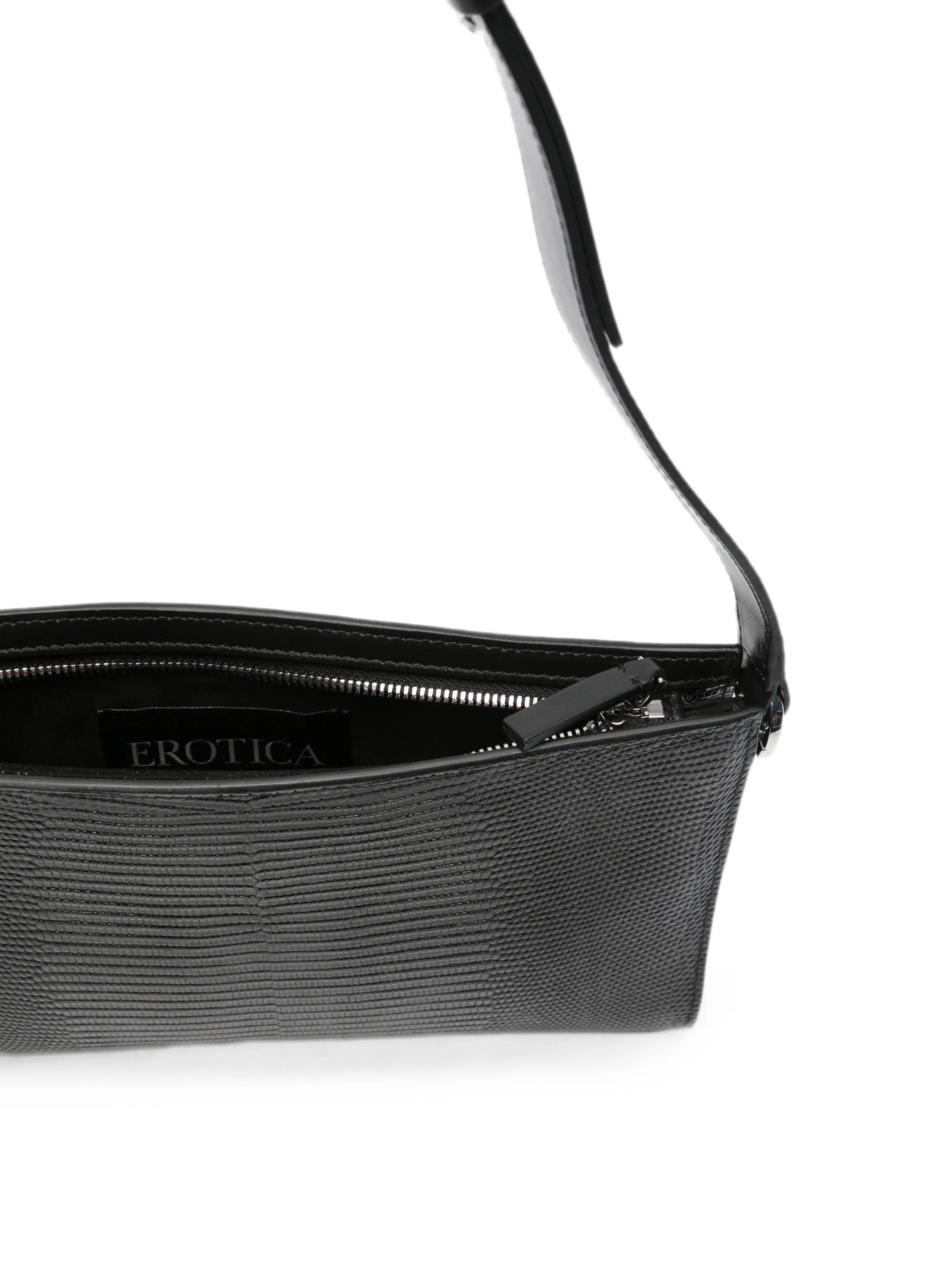 Dondup Dondup Ring-handle Lizard-effect Tote Bag, view 2