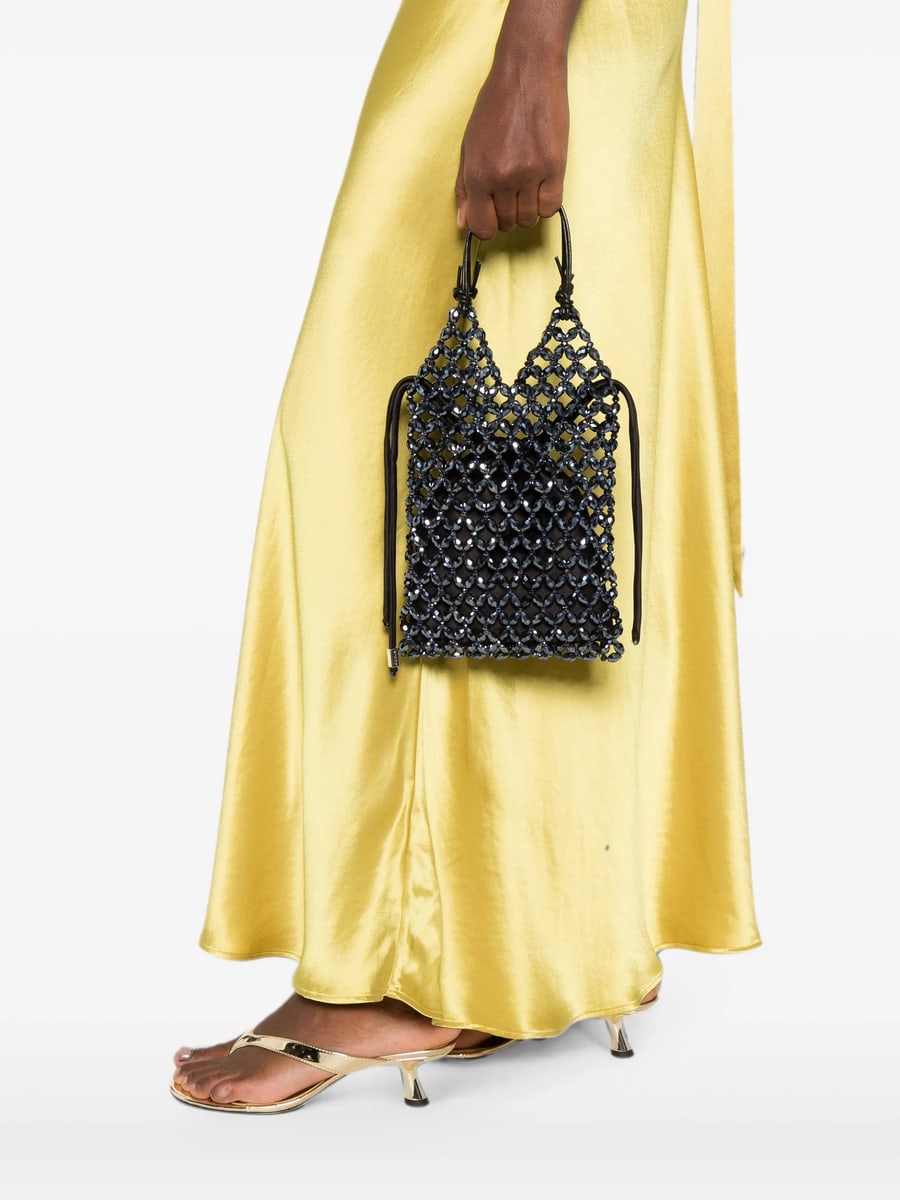 Staud Staud Karka Beaded Tote Bag, view 2