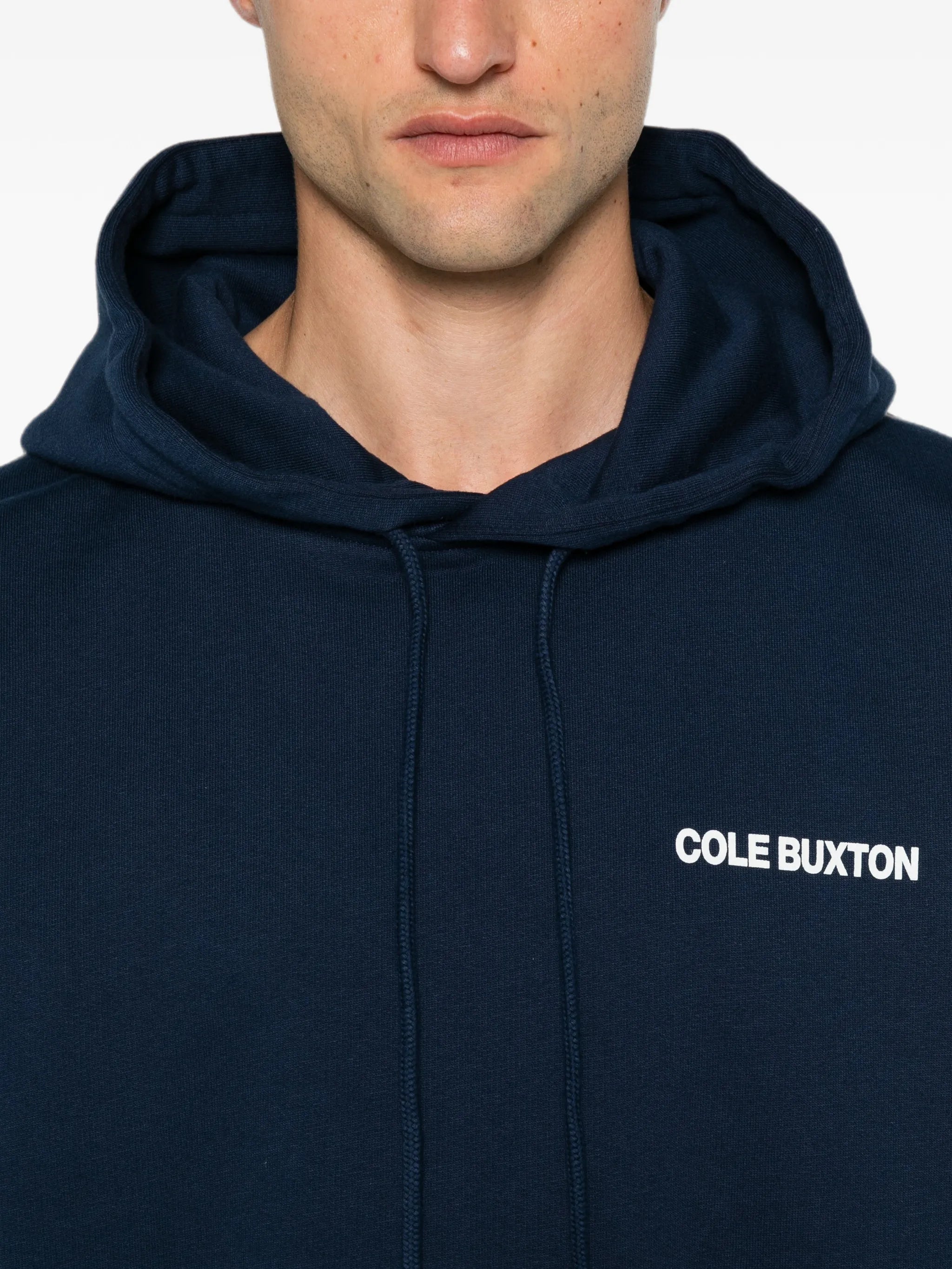 Cole Buxton Cole Buxton CB Logo-print Drawstring Hoodie, view 2