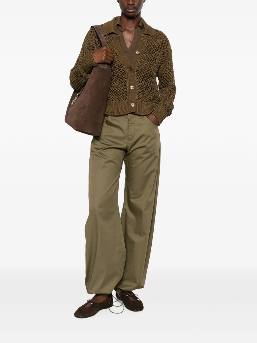 Max Mara Max Mara Open-knit Button-up Cardigan, view 4