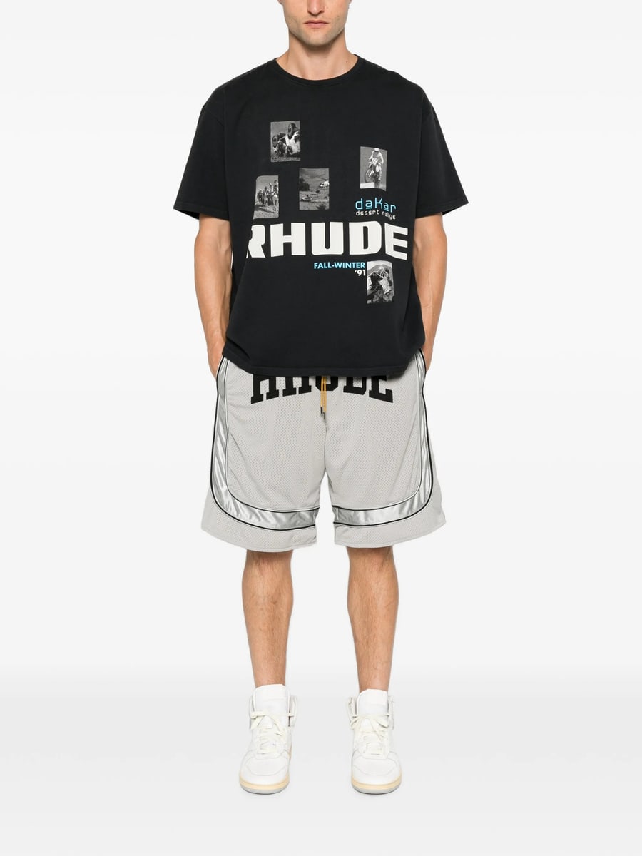 Rhude Rhude Logo-print Shorts, view 4
