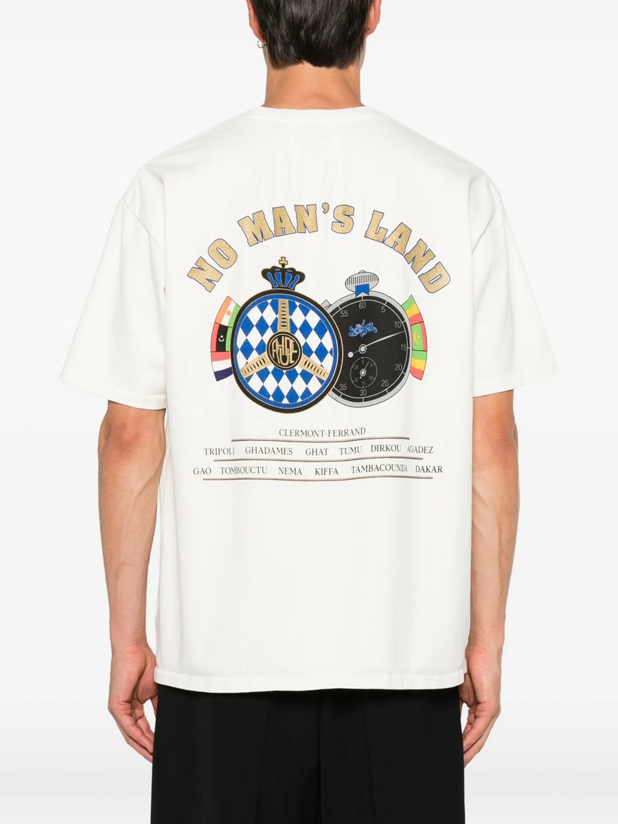 Rhude Rhude Logo-print T-shirt, view 4