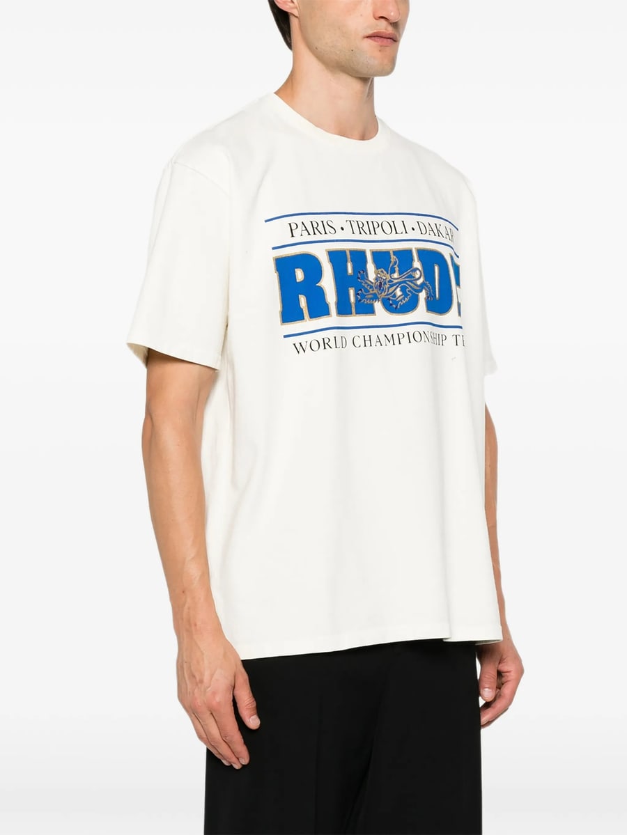 Rhude Rhude Logo-print T-shirt, view 5