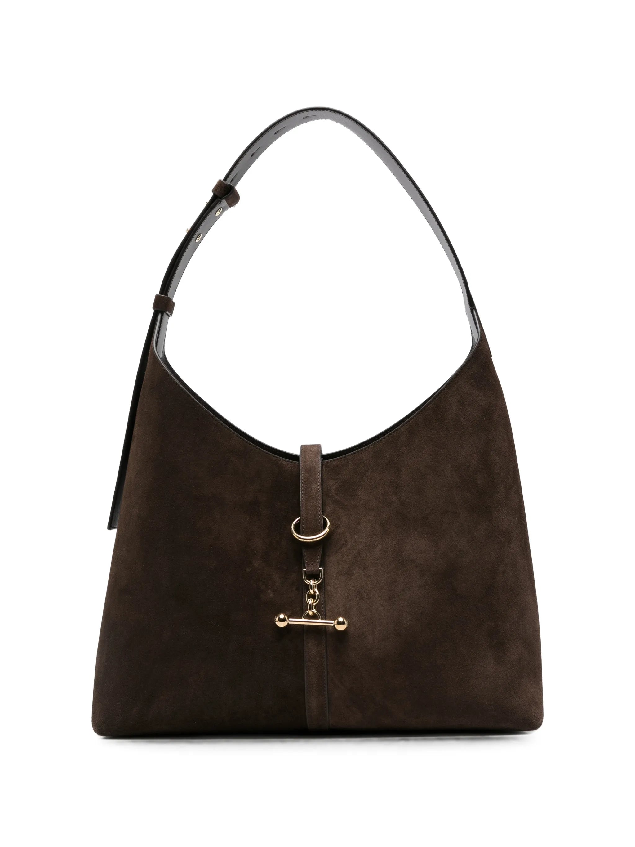 Strathberry Strathberry Suede Bar-detail Shoulder Bag