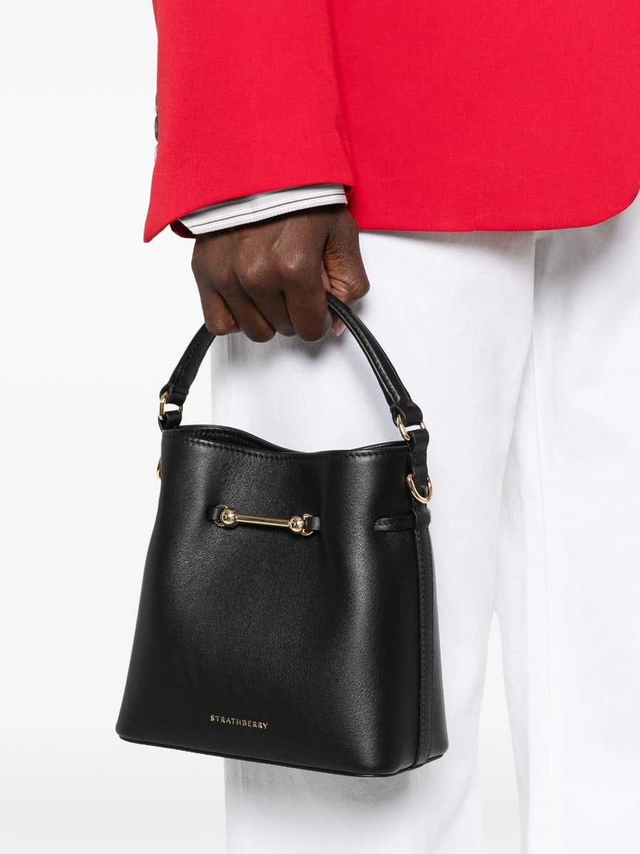 Strathberry Strathberry Mini Corda Bucket Leather Tote Bag, view 4