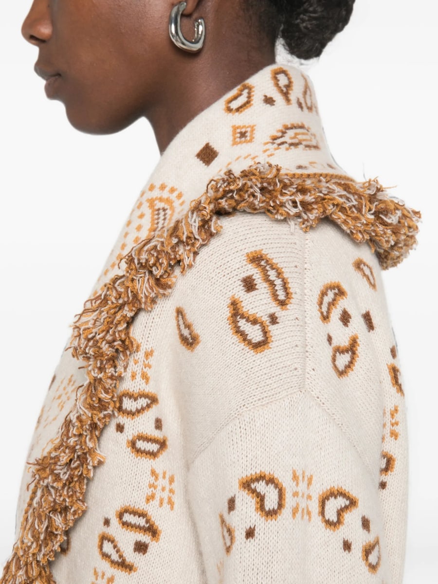 Alanui Alanui Paisley-pattern Fringed Jacket, view 5