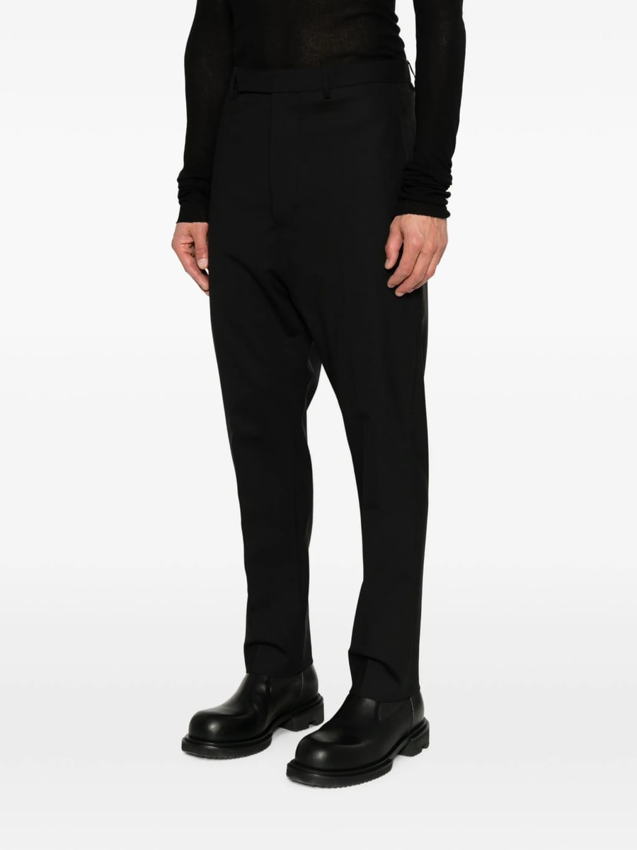 Rick Owens Rick Owens Astaires Pressed-crease Straight-leg Trousers, view 4