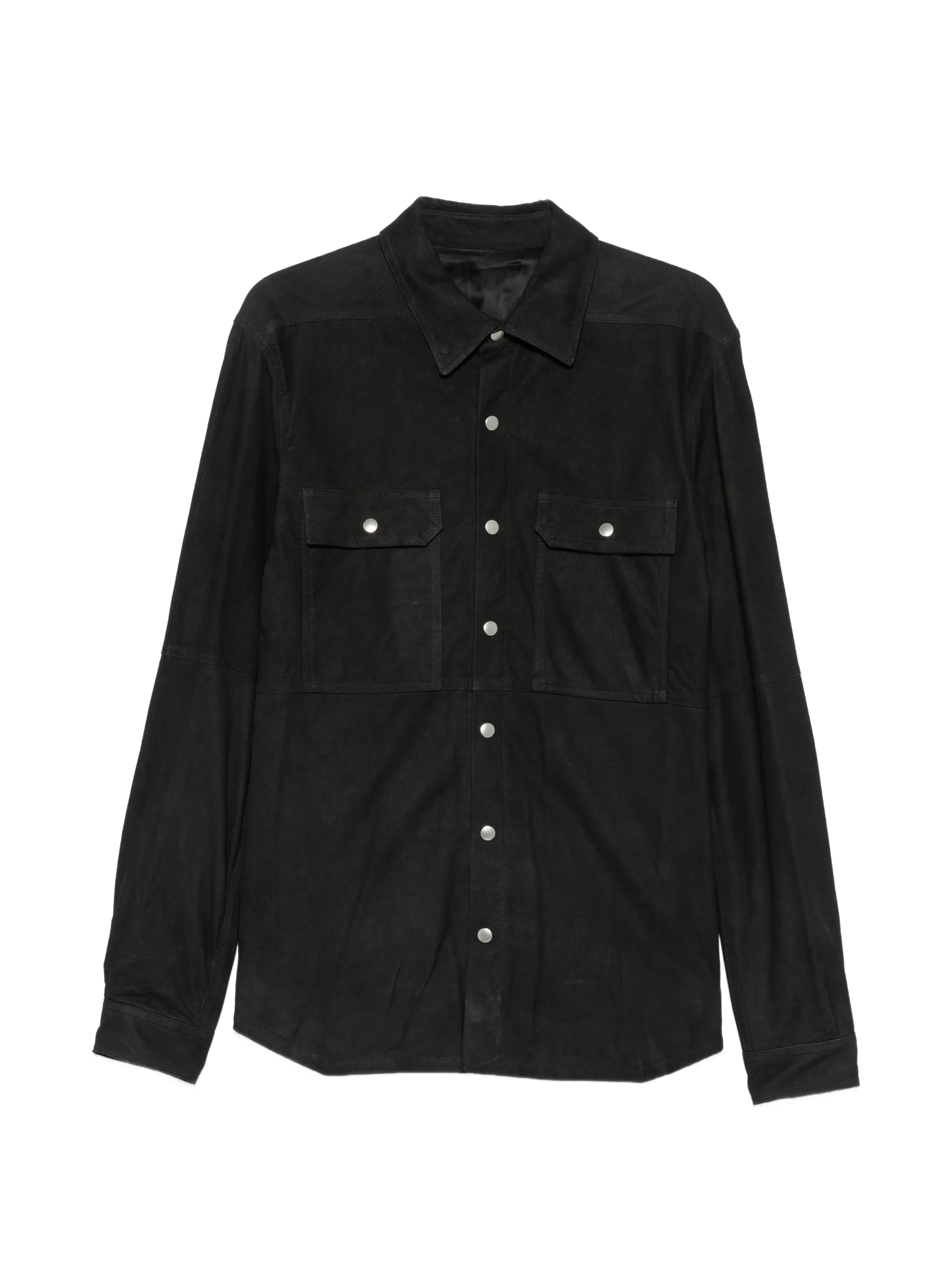 Rick Owens Rick Owens Suede Press-stud Jacket