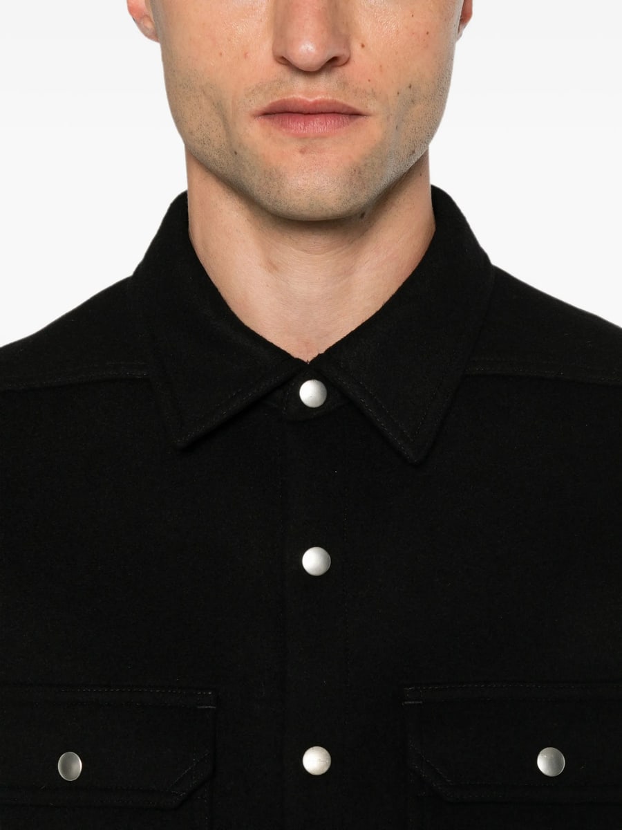 Rick Owens Rick Owens Button-fastening Shirt Jacket, view 2