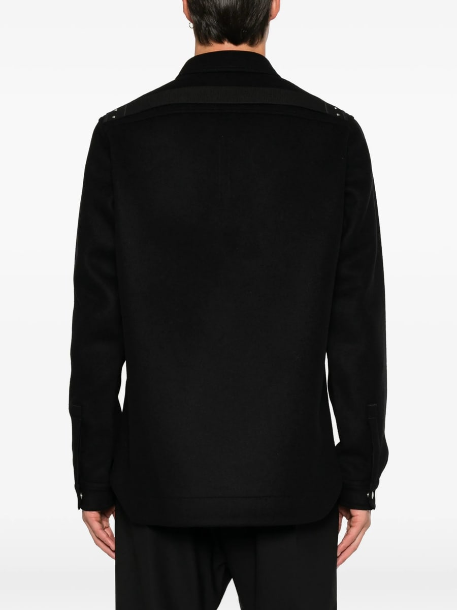 Rick Owens Rick Owens Button-fastening Shirt Jacket, view 3