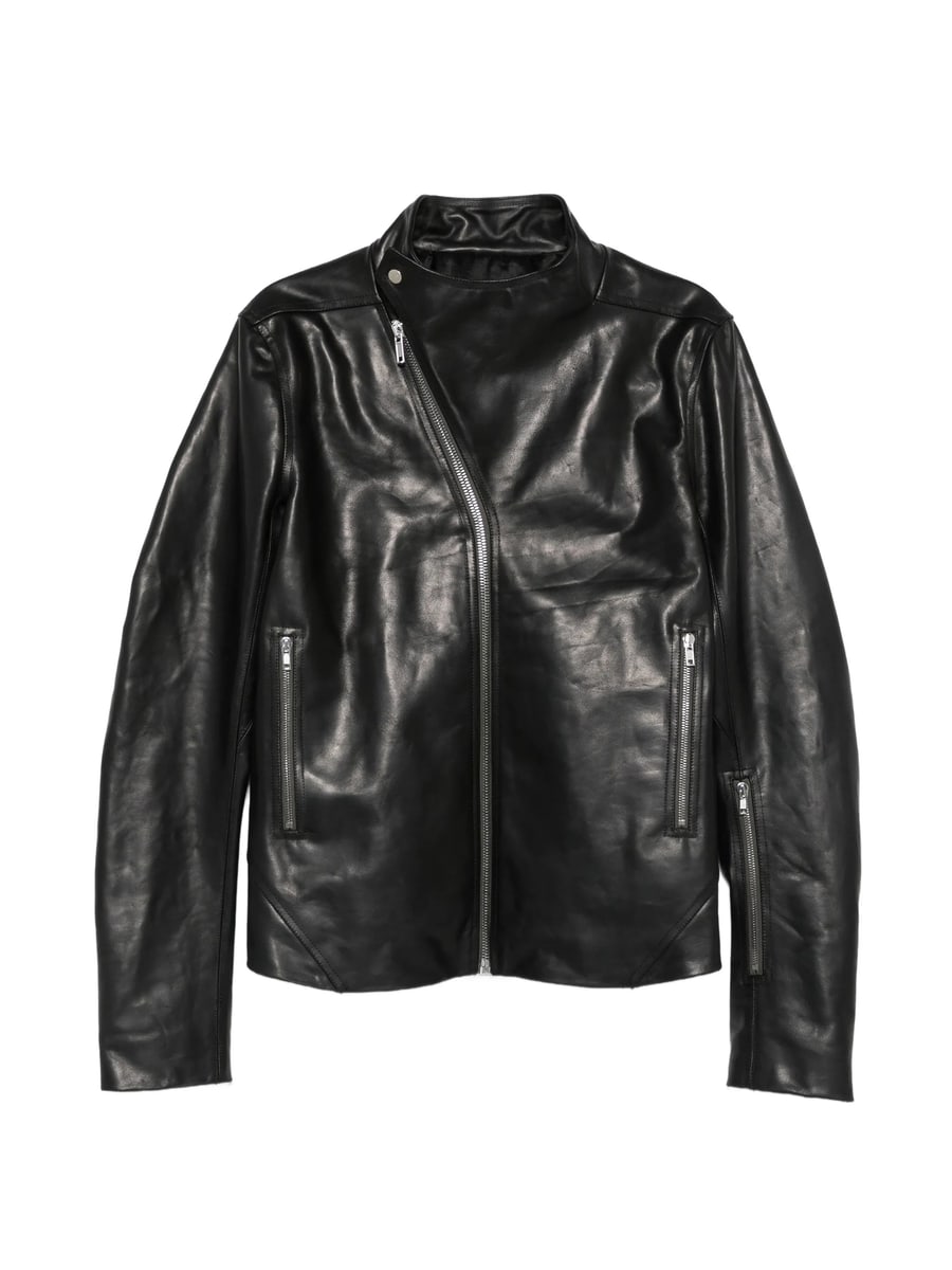 Rick Owens Rick Owens Release Asymmetric-zip Leather Jacket