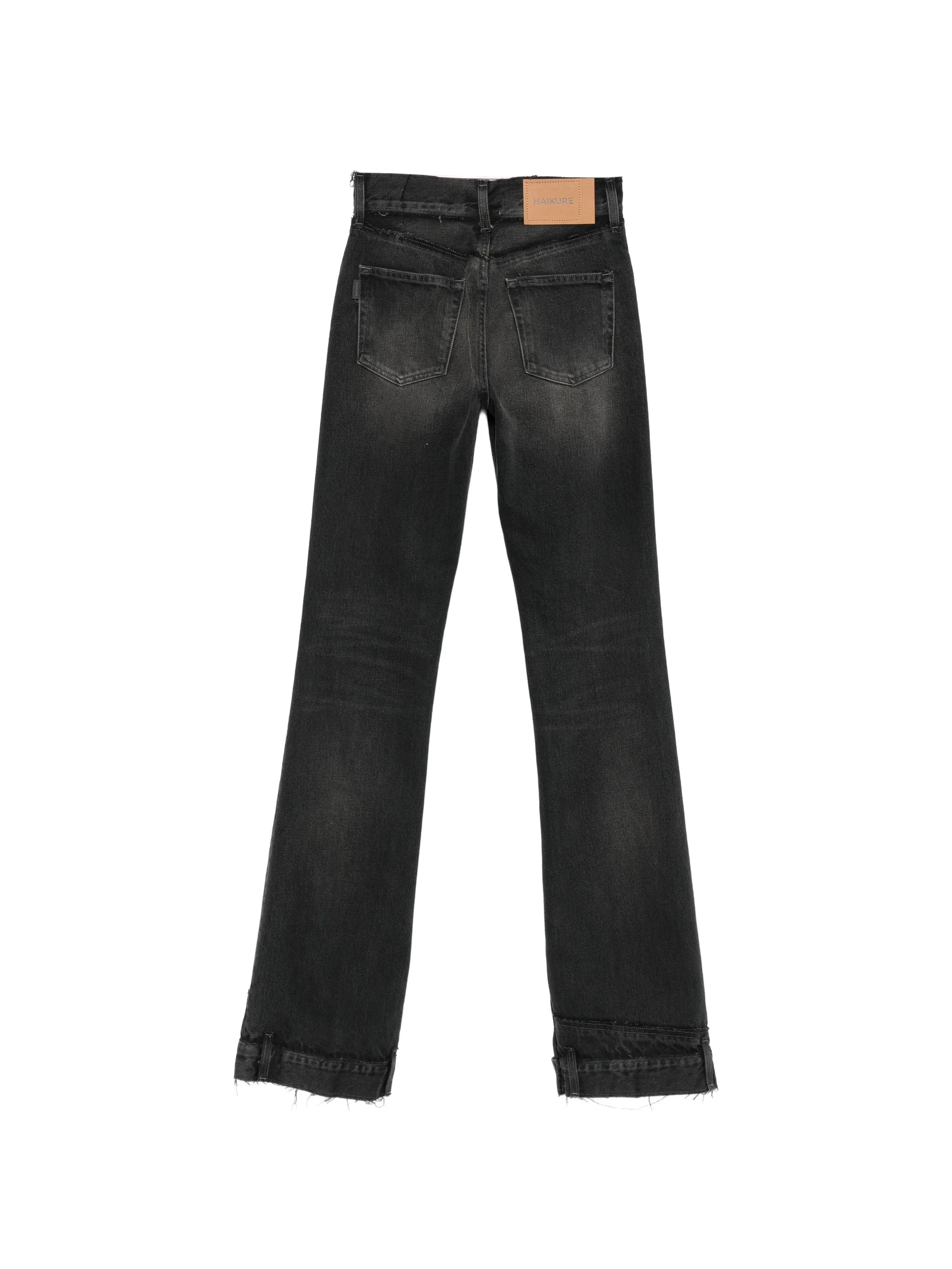 Haikure Haikure Distressed-effect Raw-cut Jeans, view 2