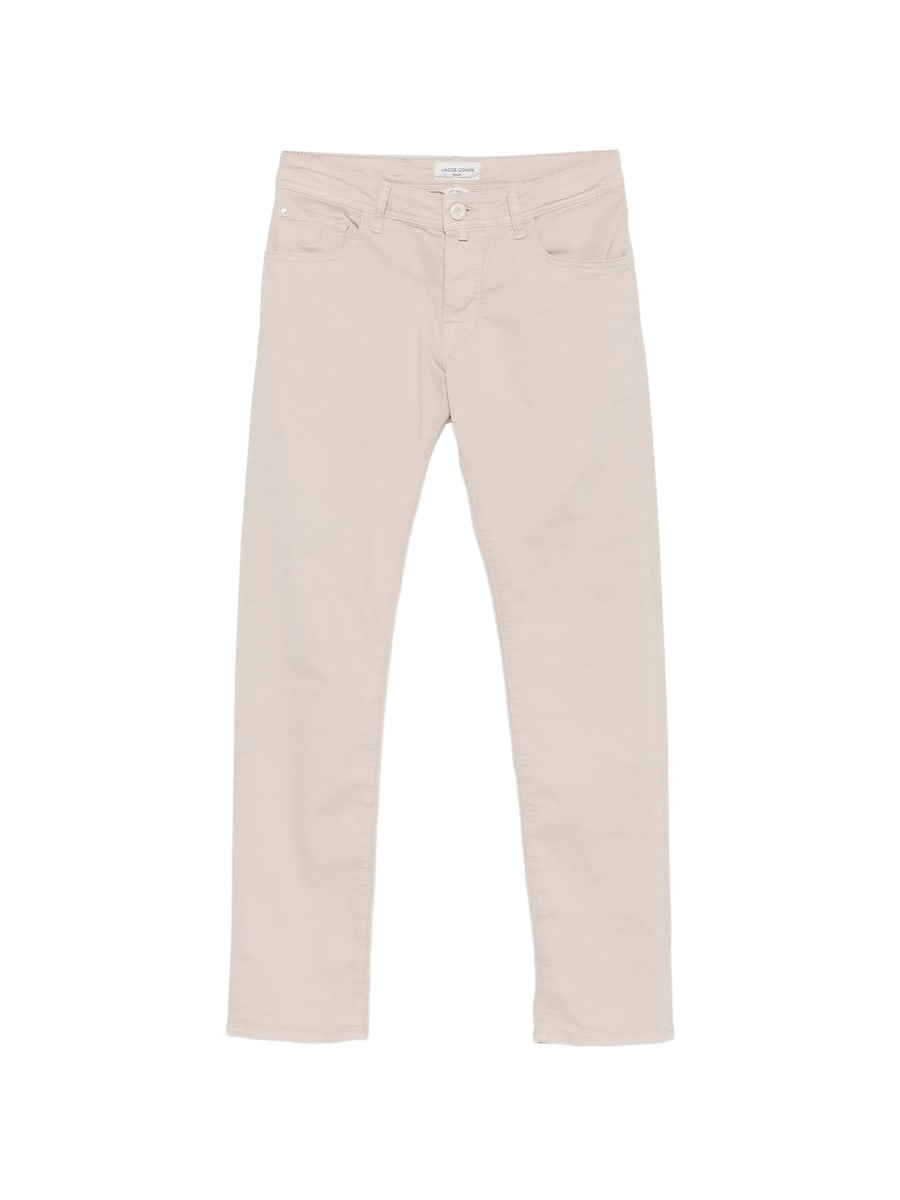 Jacob Cohën Jacob Cohën Nick Logo-patch Slim-fit Cotton Trousers