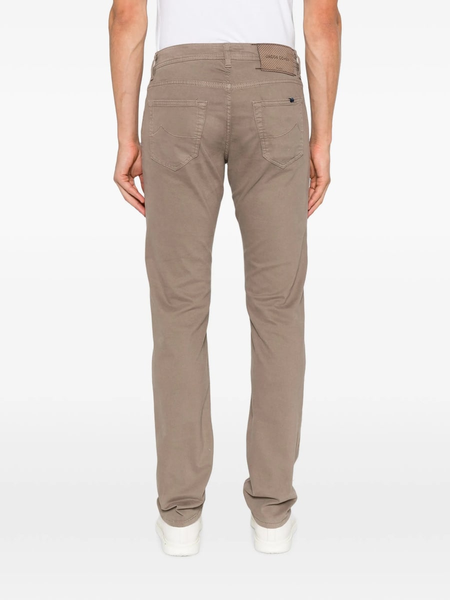 Jacob Cohën Jacob Cohën Nick Logo-patch Straight-leg Trousers, view 4