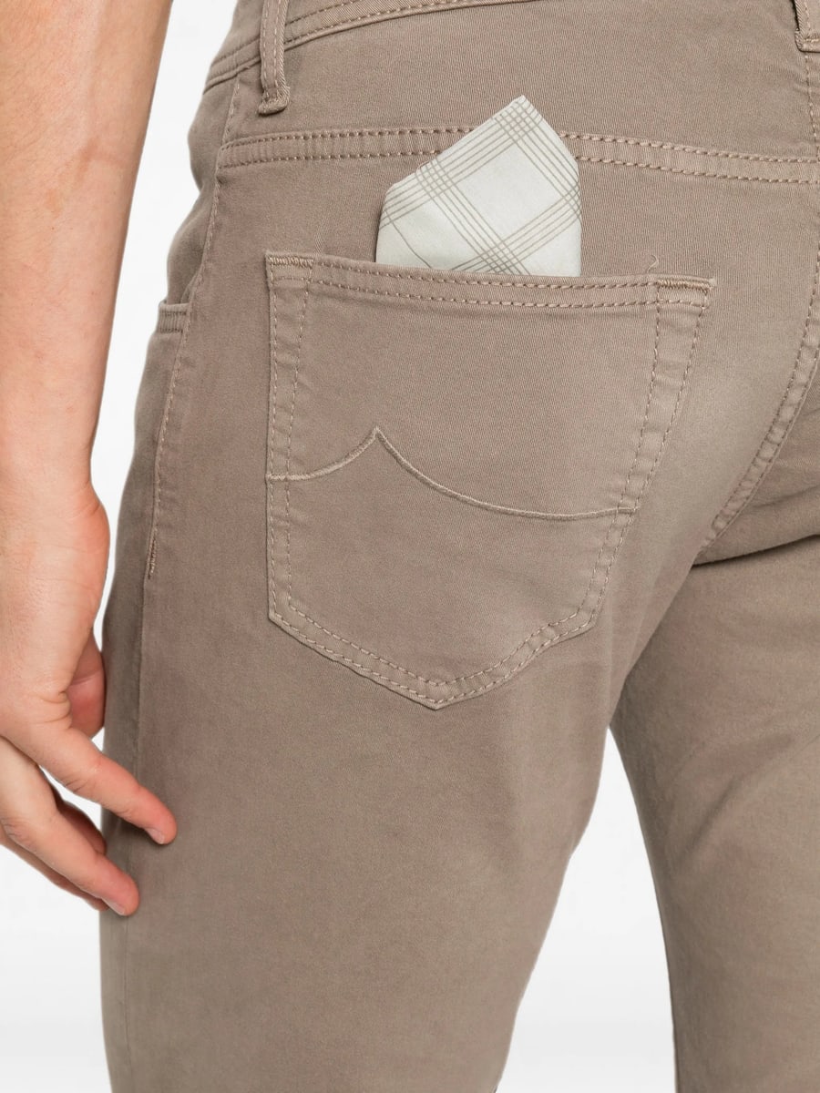 Jacob Cohën Jacob Cohën Nick Logo-patch Straight-leg Trousers, view 5