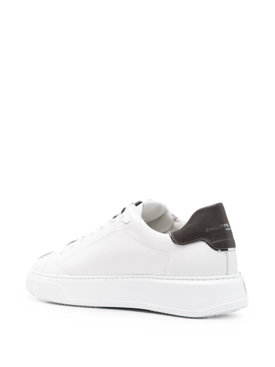 Philippe Model Philippe Model Temple Logo-patch Leather Sneakers, view 2