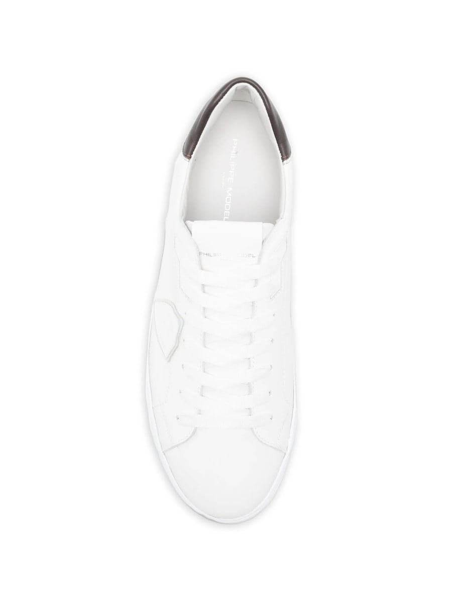 Philippe Model Philippe Model Temple Logo-patch Leather Sneakers, view 3
