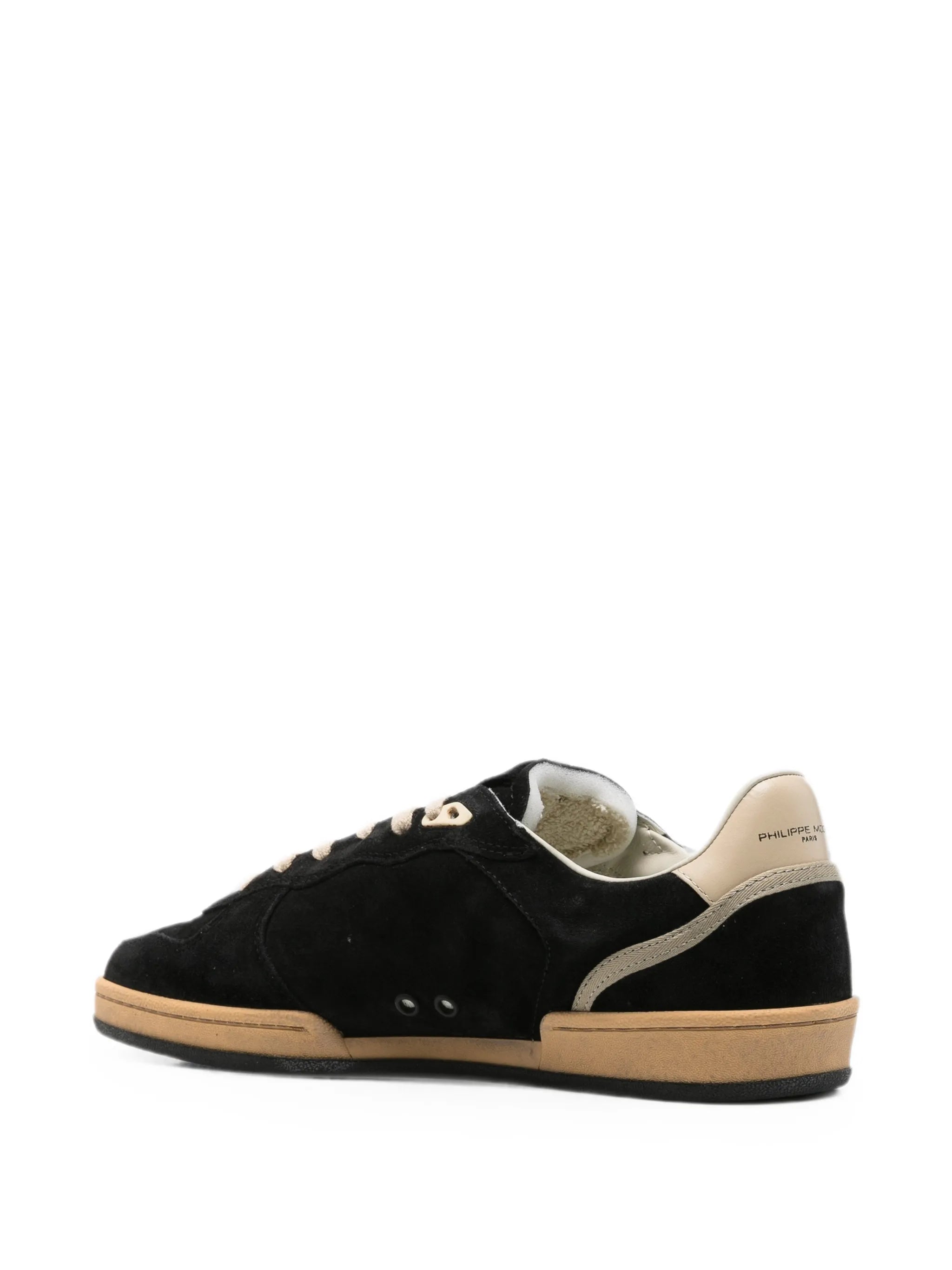 Philippe Model Philippe Model Pgal Low Logo-patch Panelled Sneakers, view 2