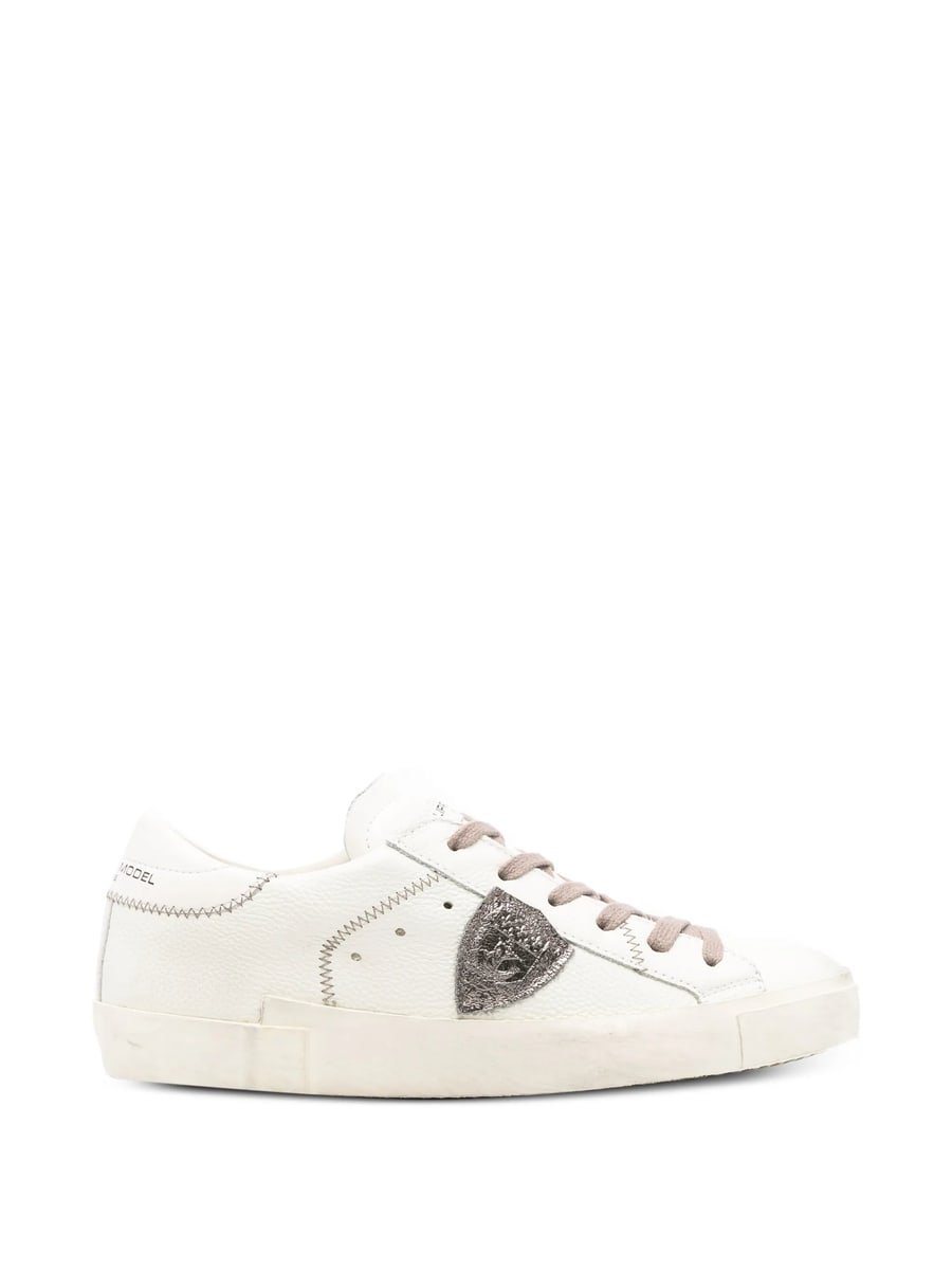 Philippe Model Philippe Model PRSX Low Logo-patch Panelled Sneakers