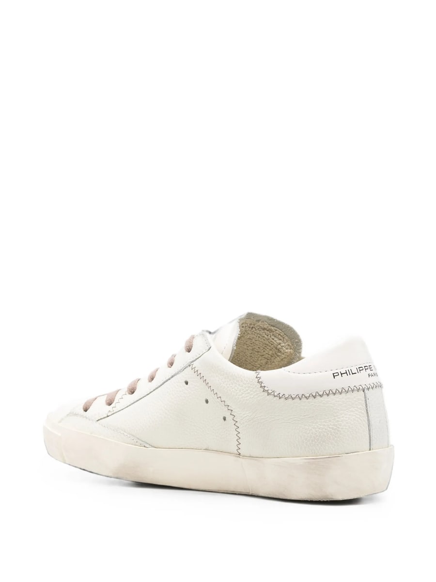 Philippe Model Philippe Model PRSX Low Logo-patch Panelled Sneakers, view 4