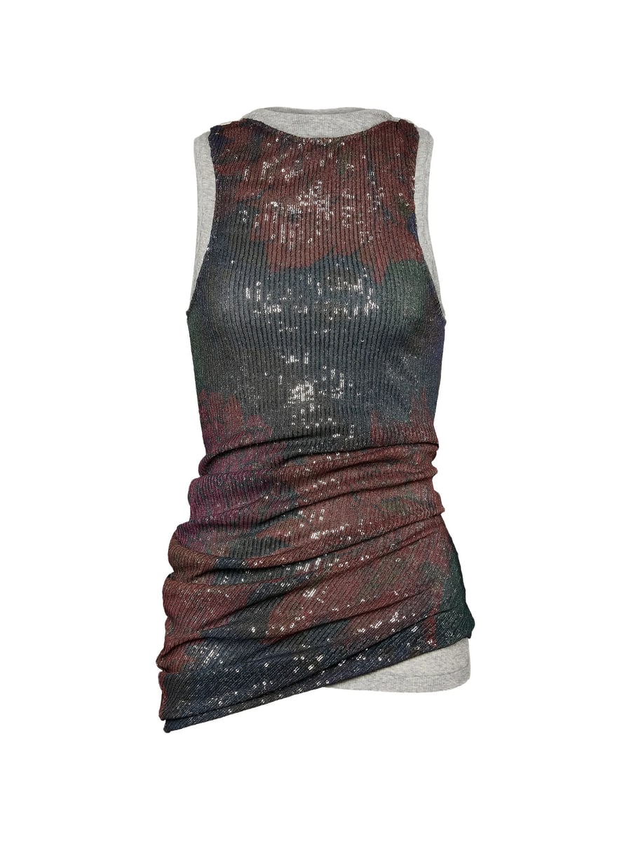 Maison Margiela Maison Margiela Printed Draped Top