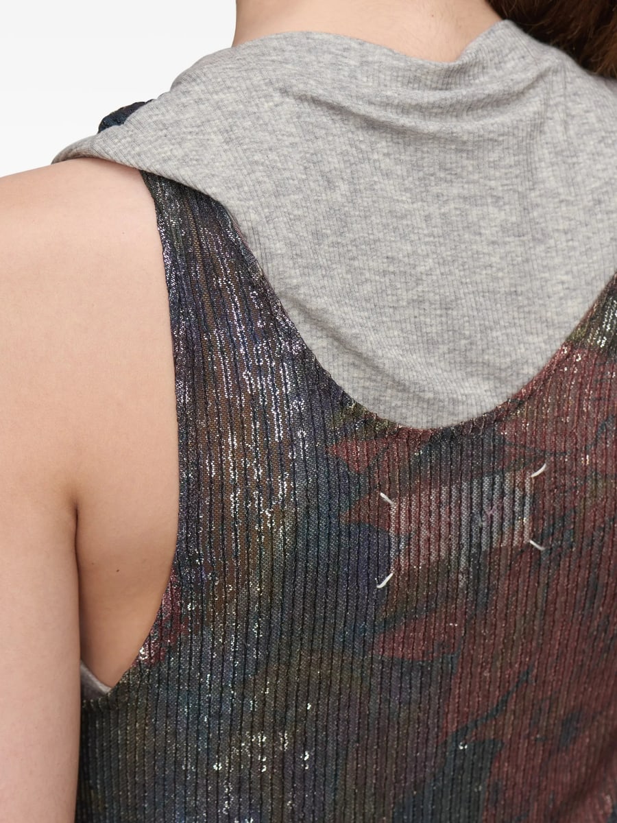 Maison Margiela Maison Margiela Printed Draped Top, view 5