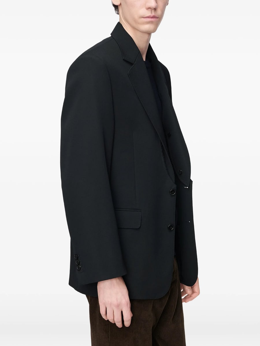Maison Margiela Maison Margiela Folded Collar Wool Blazer, view 4