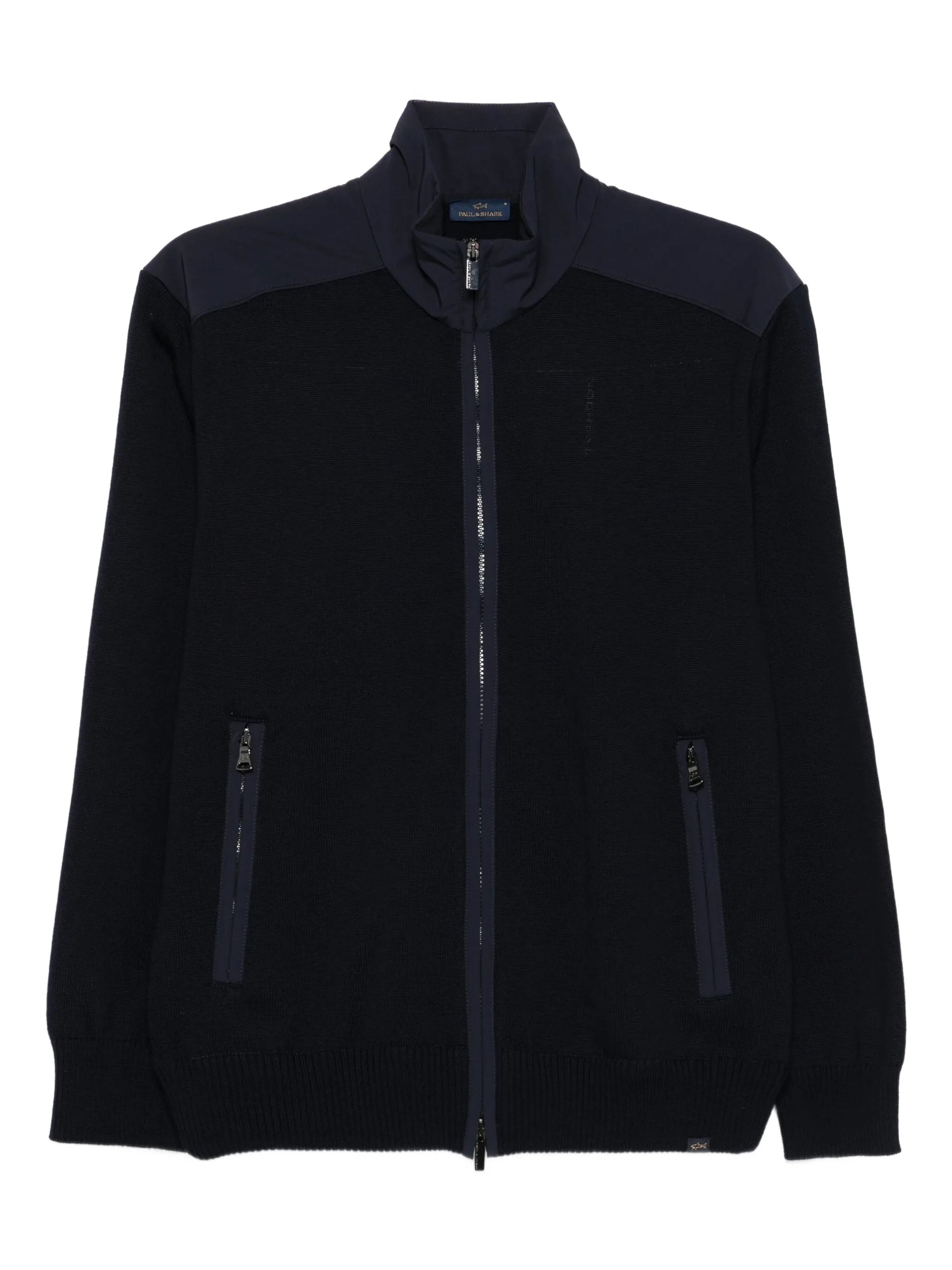 Paul & Shark Paul & Shark Zip-front Wool Cardigan