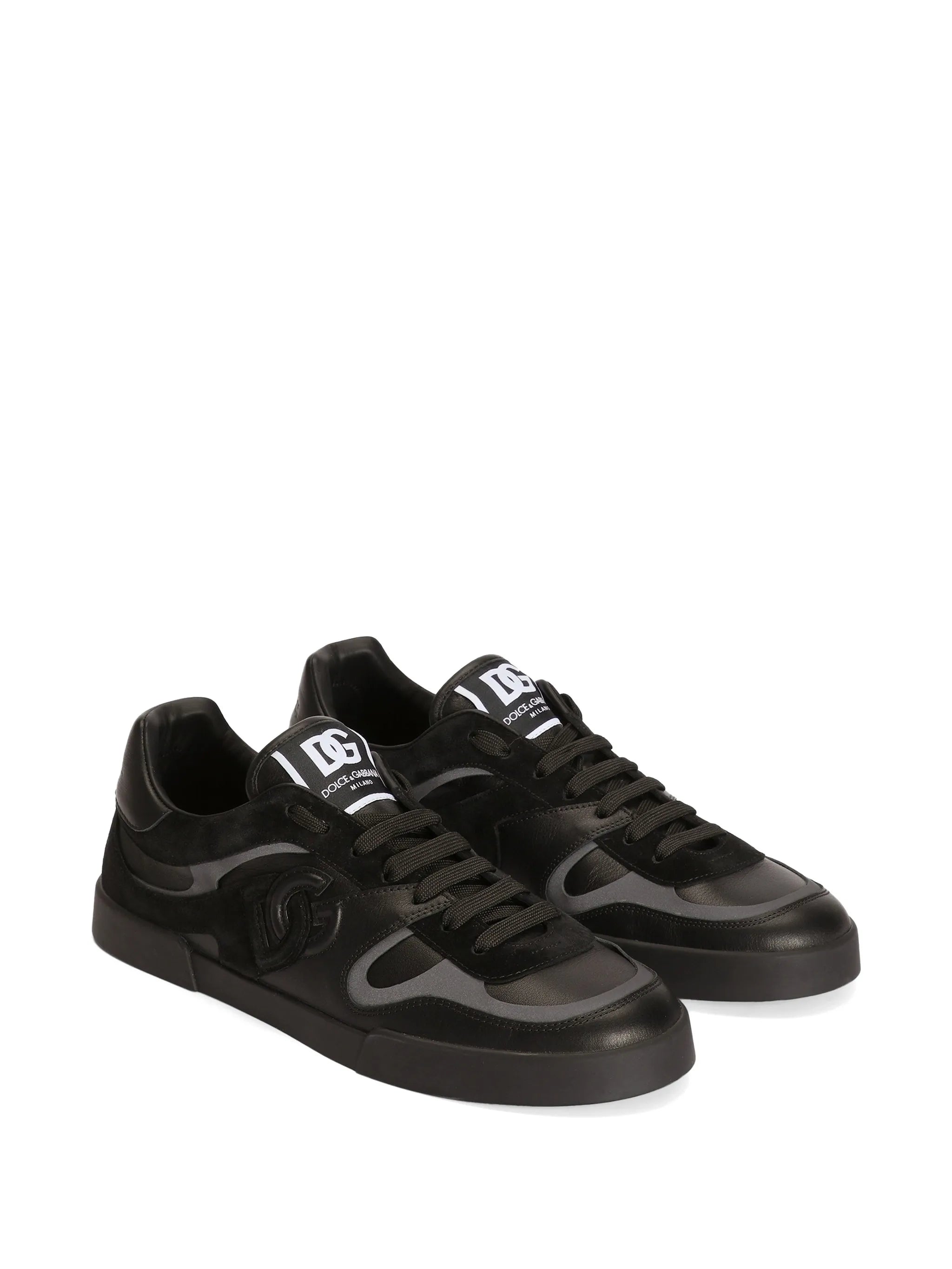 Dolce & Gabbana Dolce & Gabbana Portofino Calfskin Sneakers, view 2