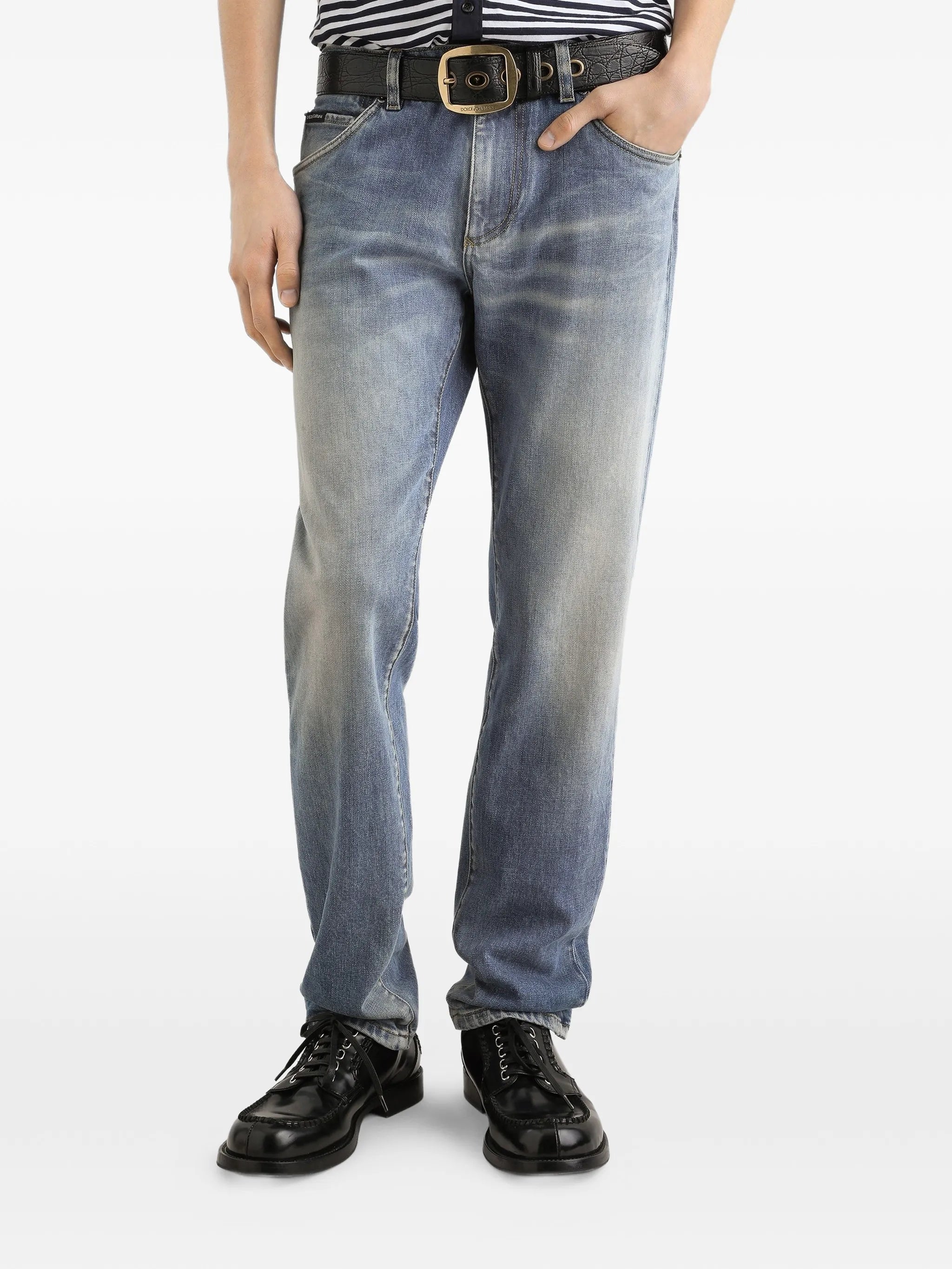 Dolce & Gabbana Dolce & Gabbana Denim Trousers, view 2