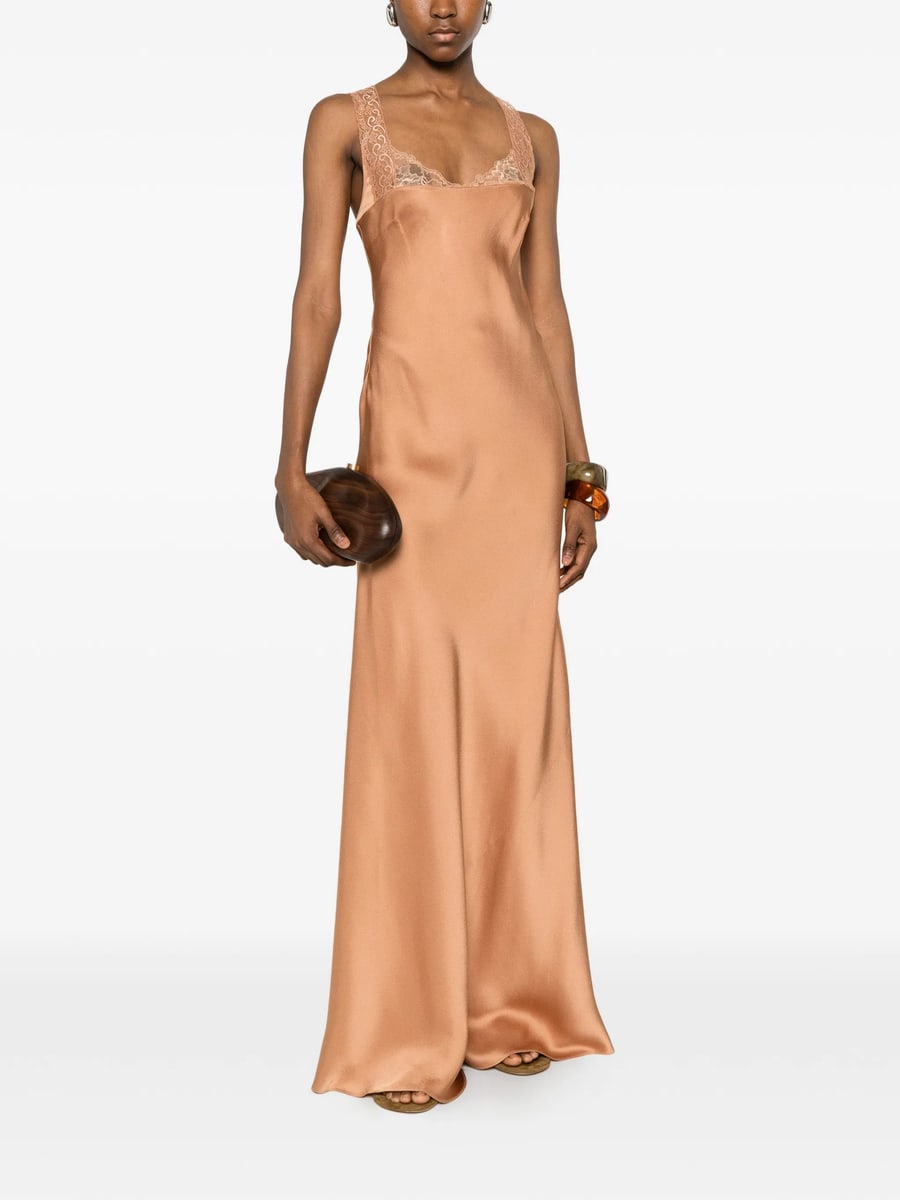 Forte_Forte Forte Forte Maxi Lace-trim Dress, view 2