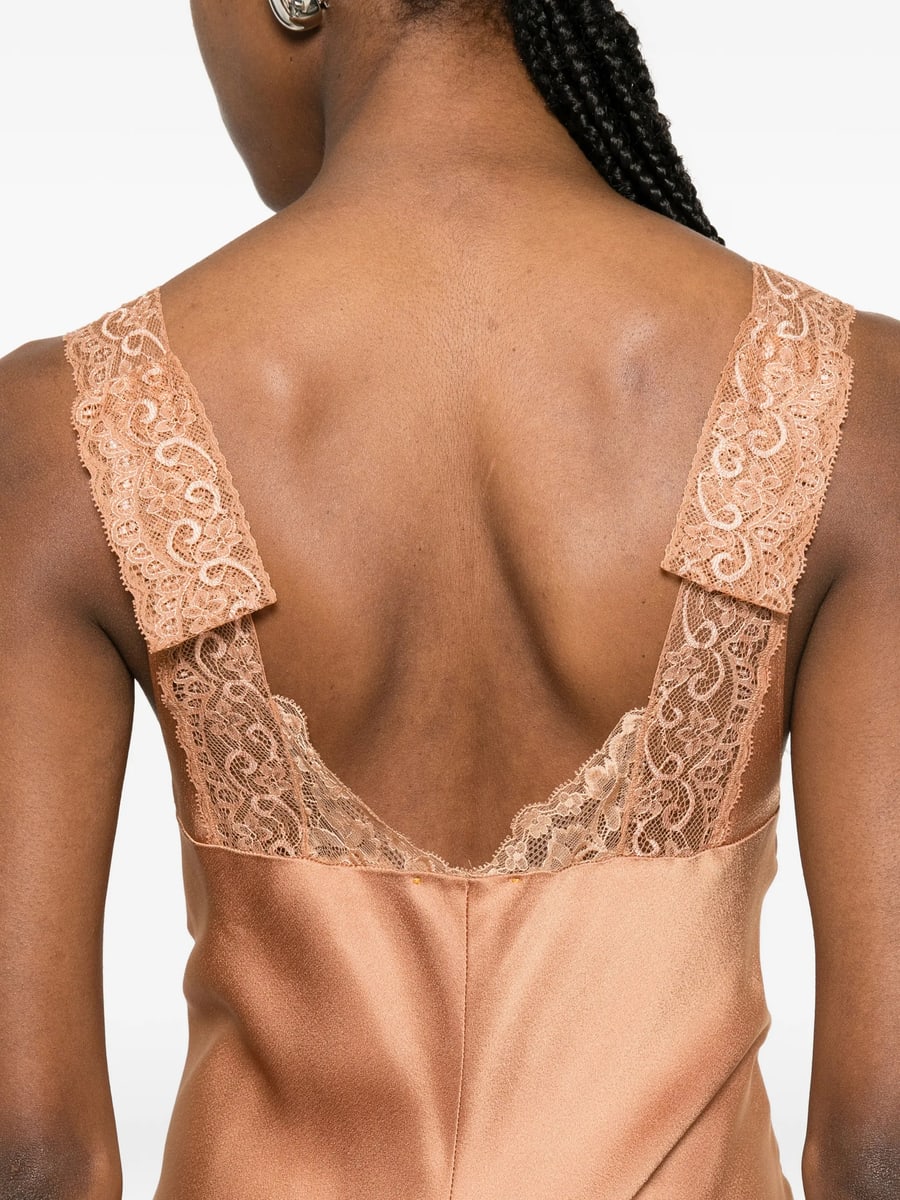 Forte_Forte Forte Forte Maxi Lace-trim Dress, view 3