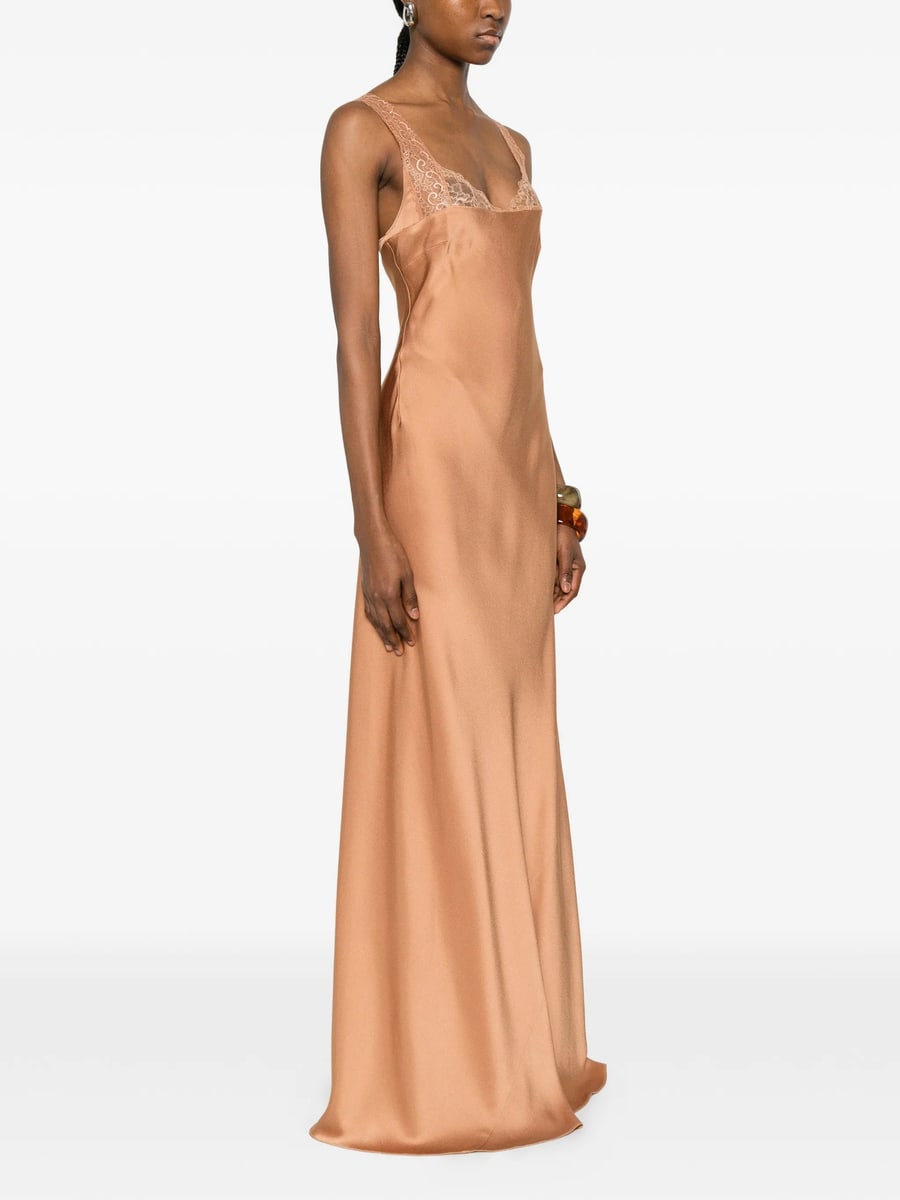 Forte_Forte Forte Forte Maxi Lace-trim Dress, view 5