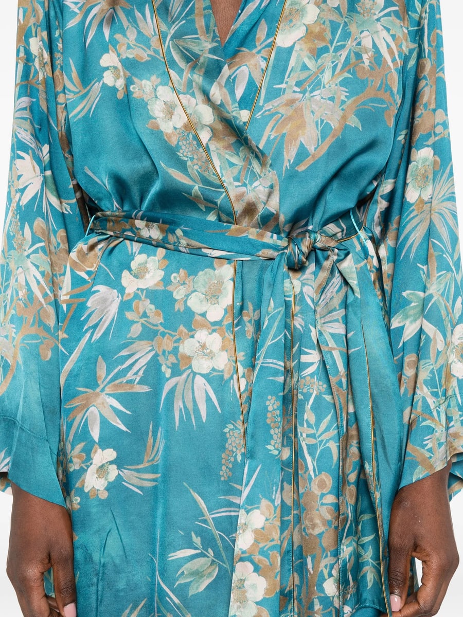 Forte_Forte Forte Forte Floral-print Belted Jacket, view 3