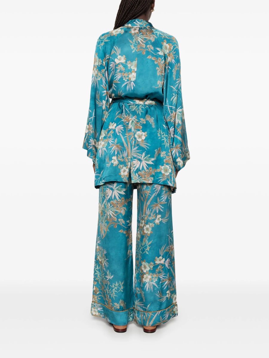 Forte_Forte Forte Forte Floral-print Belted Jacket, view 5