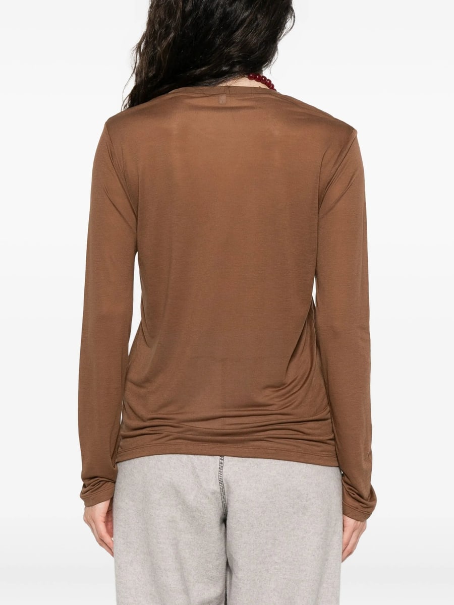 Baserange Baserange Round-neck Long-sleeve Top, view 2
