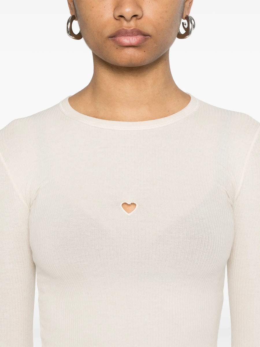Baserange Baserange Heart T-shirt, view 5