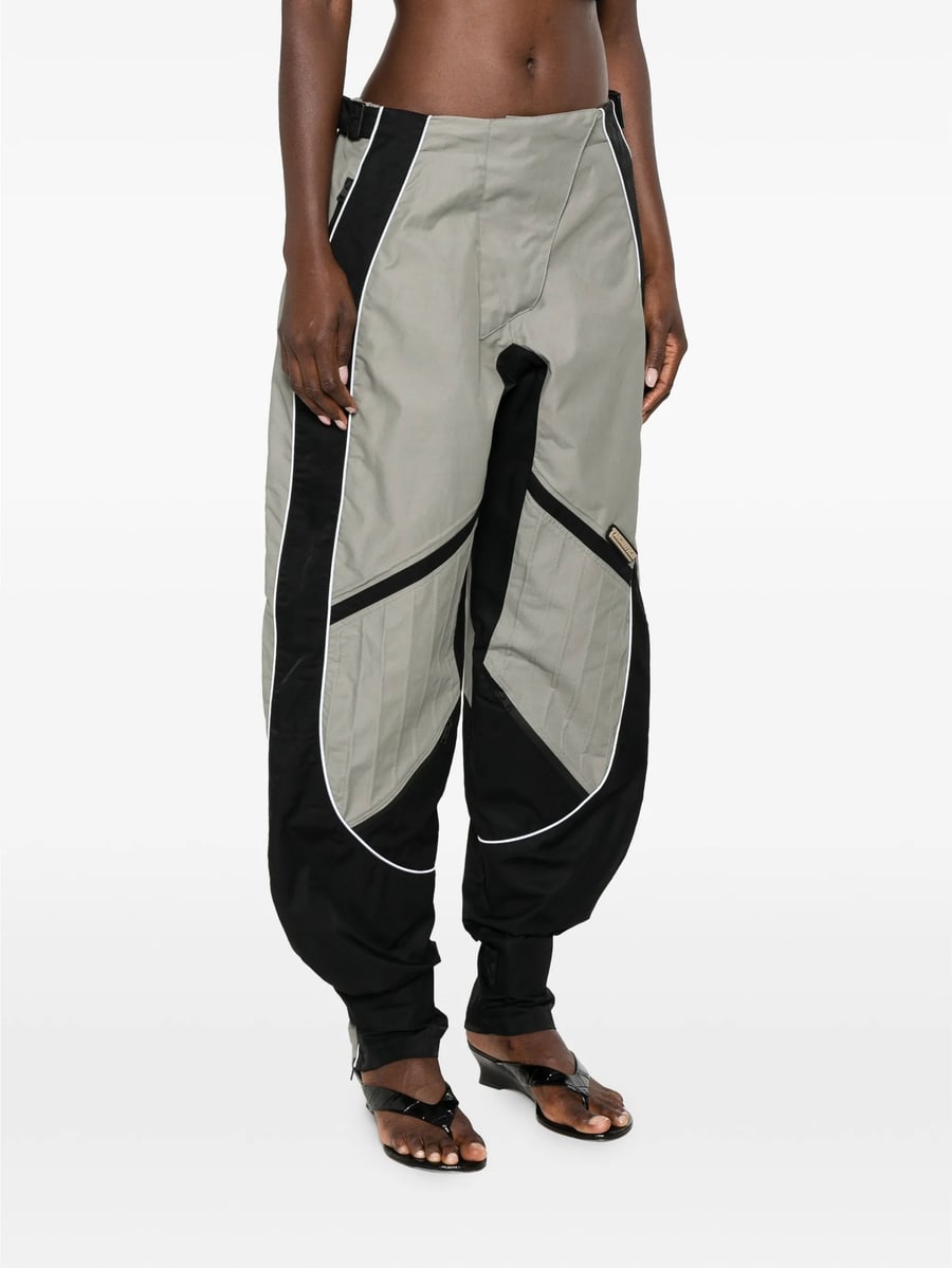 The Attico The Attico Logo-patch Trousers, view 5