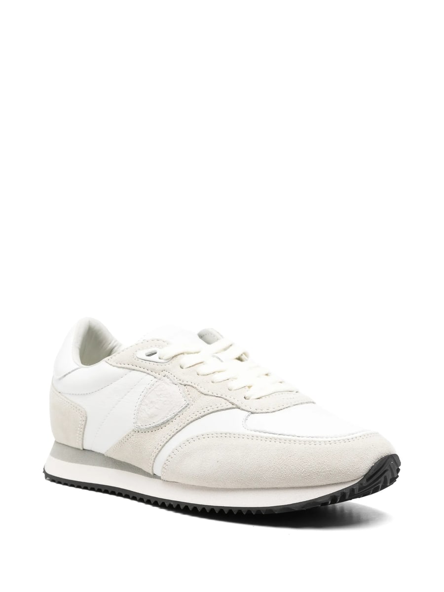 Philippe Model Philippe Model BLVille Panelled Leather Sneakers, view 3