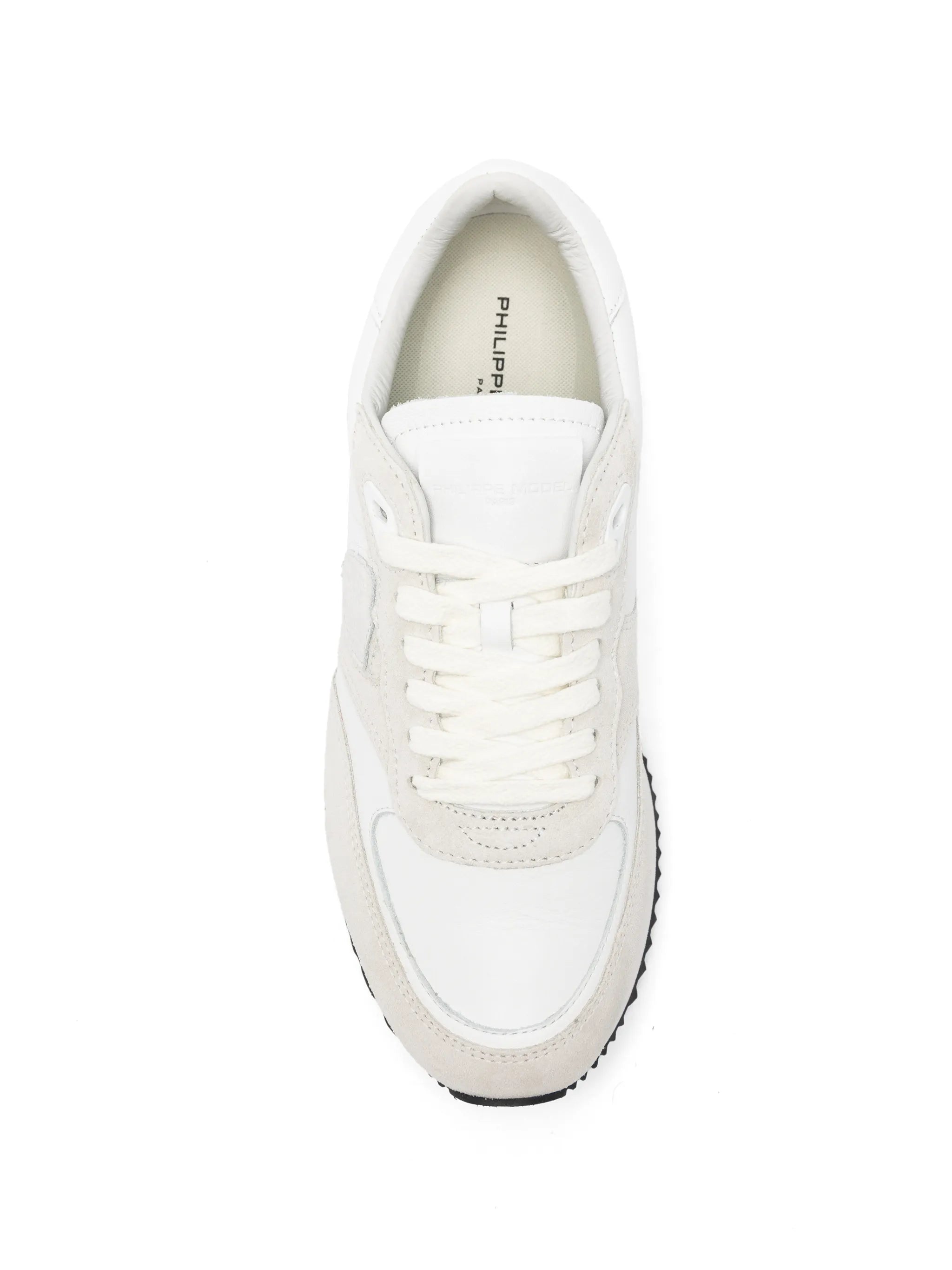 Philippe Model Philippe Model BLVille Panelled Leather Sneakers, view 2