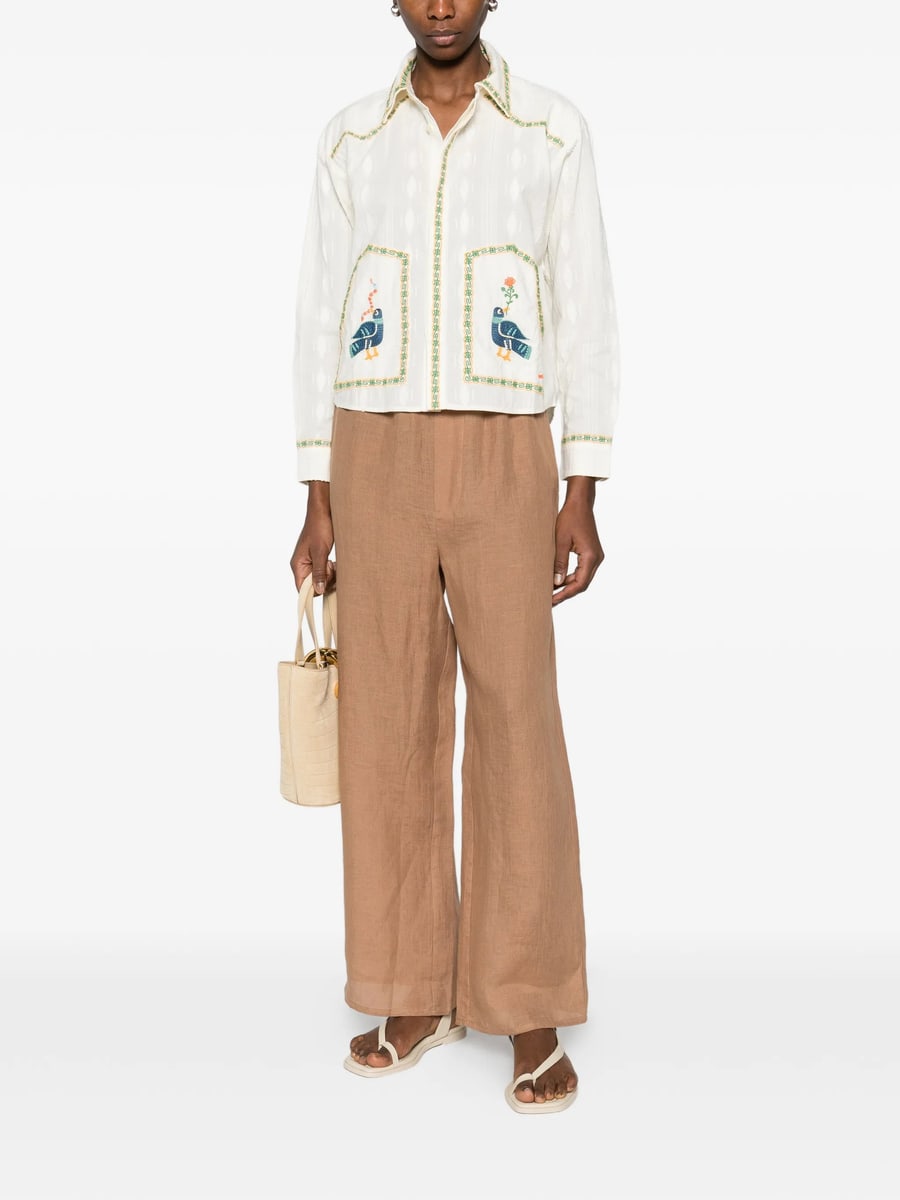 Baserange Baserange Elasticated-waistban Trousers, view 2
