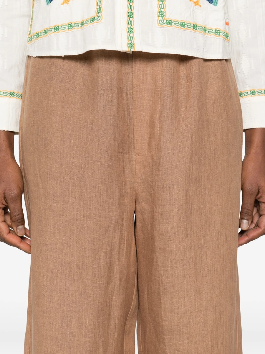 Baserange Baserange Elasticated-waistban Trousers, view 3