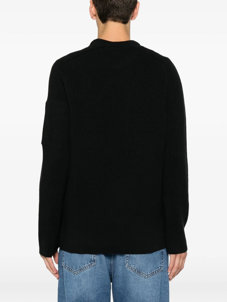 C.P. Company C.p. Company Logo-patch Knitted Sweater, view 2