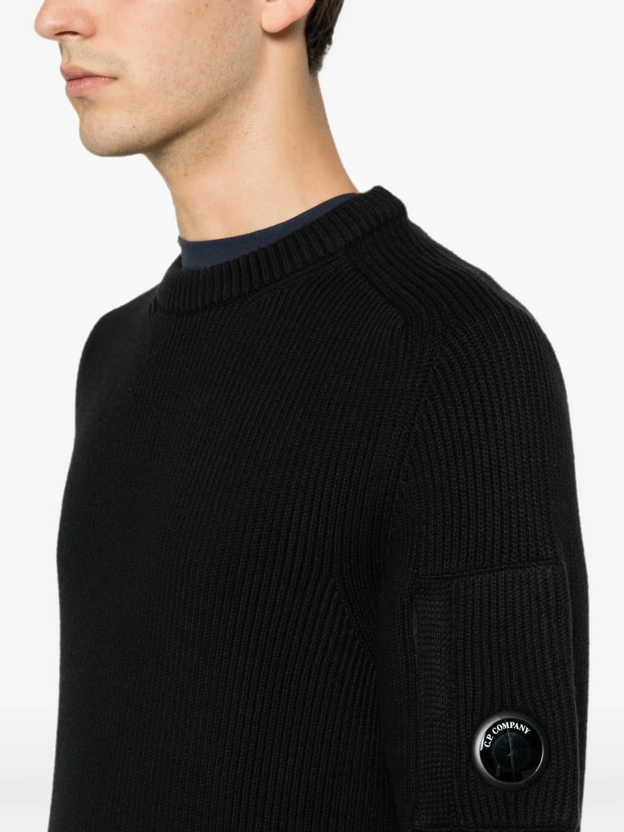 C.P. Company C.p. Company Logo-patch Knitted Sweater, view 3