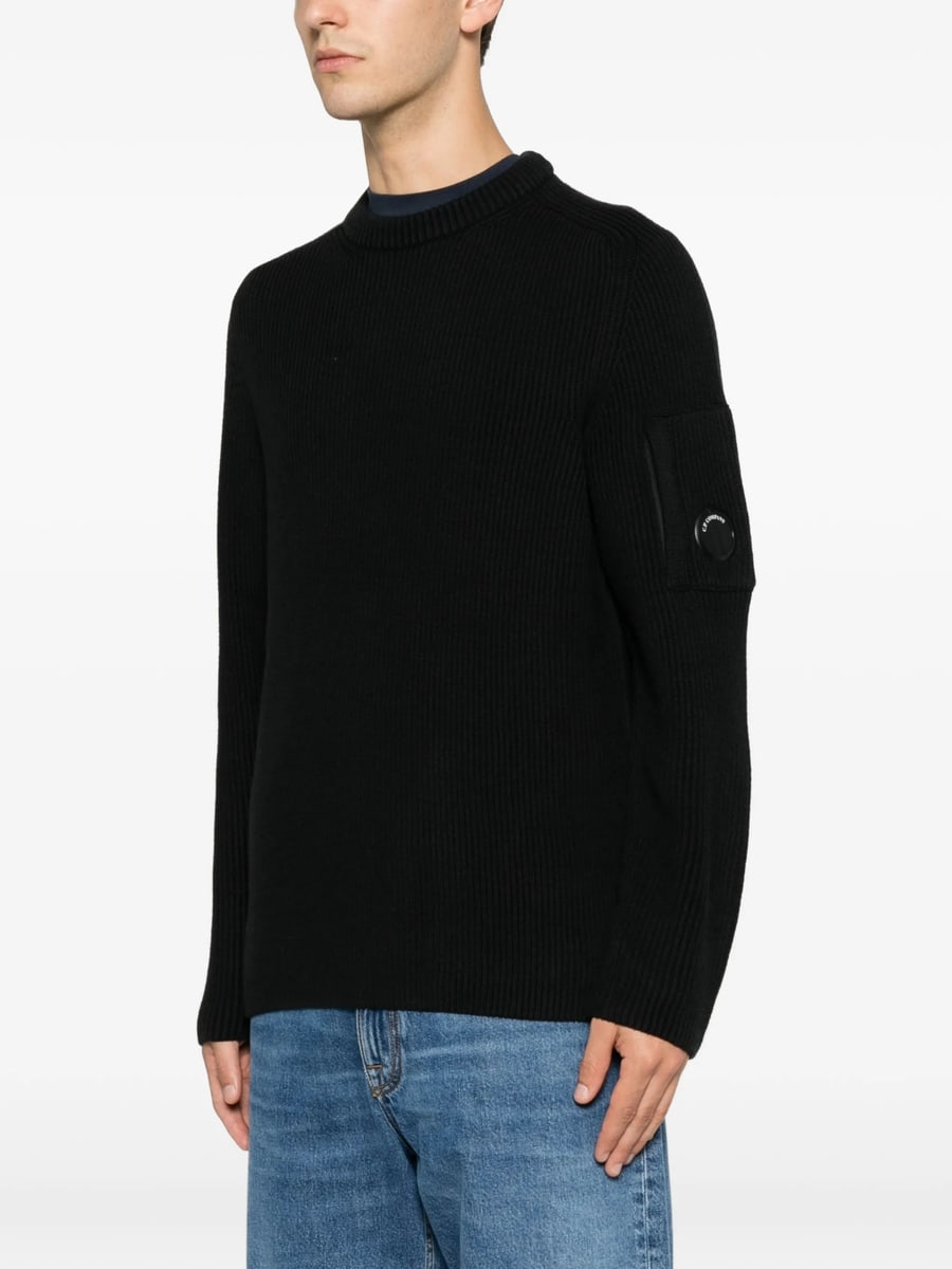 C.P. Company C.p. Company Logo-patch Knitted Sweater, view 4