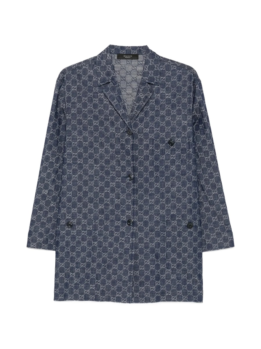 Gucci Gucci GG Jacquard Denim Jacket